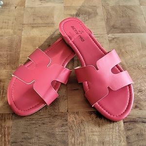 Red sandals